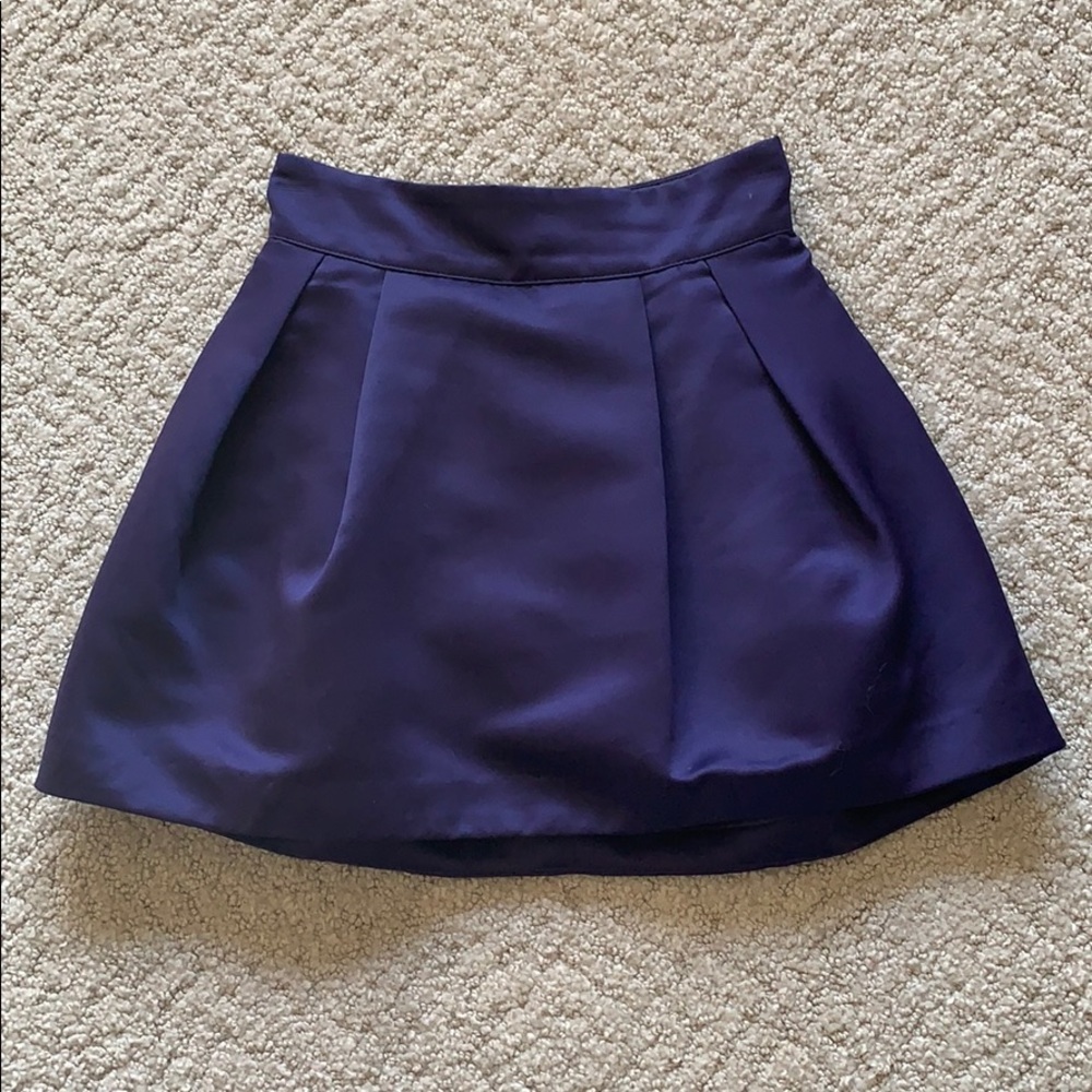 Sz 2 H&M Purple Bubble Mini Skirt